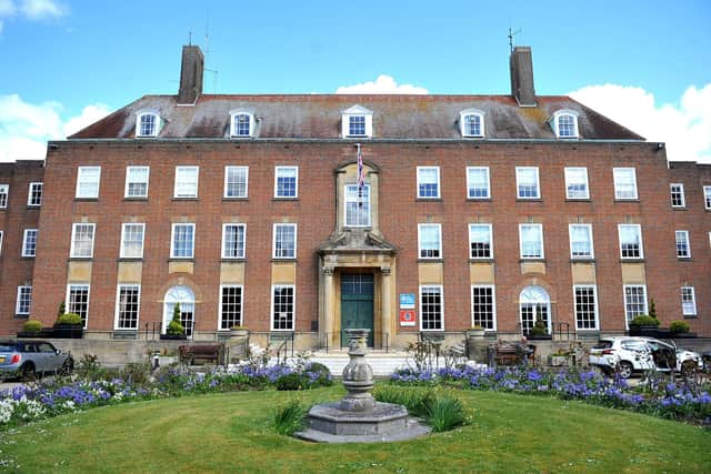 County Hall Chichester. West Sussex County Council is responsible for running Teasel Close and several other children's homes across the county