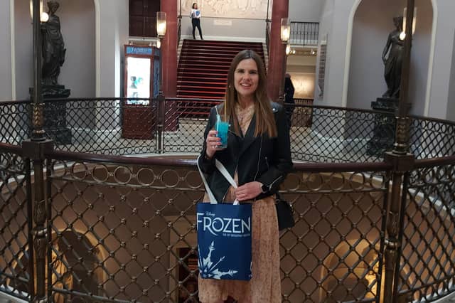 Katherine and her family were captivated by the magic of Frozen the Musical