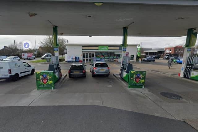 Hailsham petrol station off South Road (Google Maps Streetview)