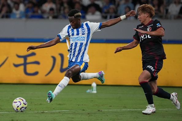 Clever close range finish for the Albion's third goal. Cut in from left and tucked it away nicely with his first touch. Lively.