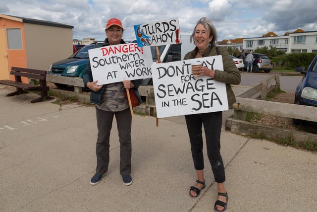 In pictures: Protest from Lewes District residents boycotting payments to Southern Water