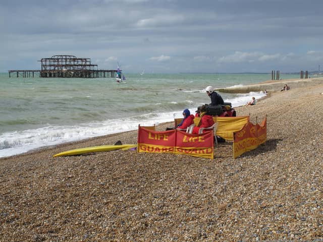 Lifeguards Geograph 3649035 By David Hawgood

© Copyright David Hawgood and licensed for reuse under this Creative Commons Licence.