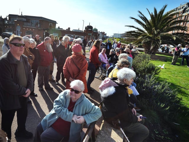National Covid Day of Reflection in Bexhill on March 9 2025.