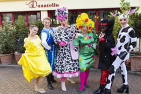 Brighton panto stars at restaurant