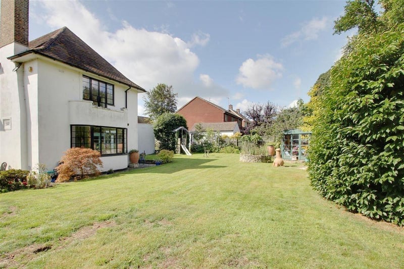This five-bedroom detached house in Goring is on the market with James & James Estate Agents at a guide price of £850,000.
