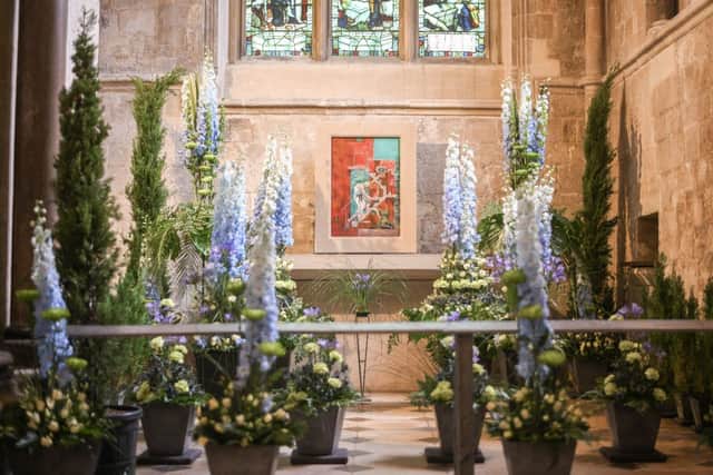 Flowers in the Cathedral's Mary Magdalene Chapel (2022)