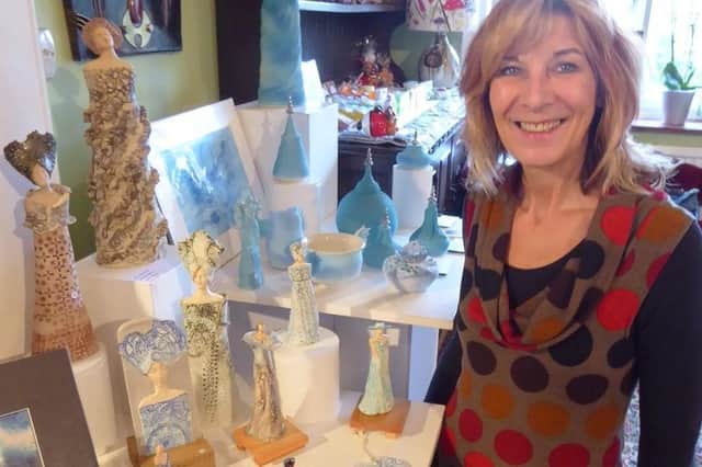 Julie Snowball and her ceramics will be showing at the Big House in Prideaux Road.