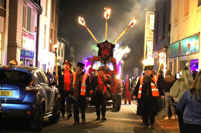 Rye Bonfire 2024. Photo by Andrew Clifton