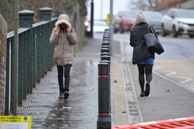 Burgess Hill during storm (Image: Hollie Robards)