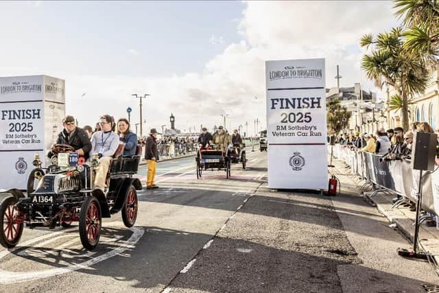 Veteran car run finishing in Brighton | contributed