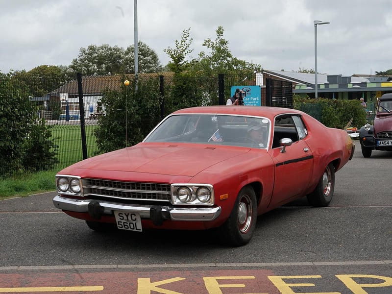 Motorbikes and cars at West Rise junior school in Eastbourne on Saturday, August 12