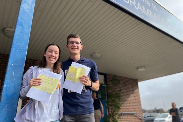 Steyning Grammar School students receive their A-level results