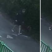 Police have released images of a man they wish to speak with in connection with the incident. Picture: Sussex Police