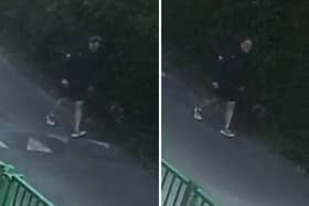Police have released images of a man they wish to speak with in connection with the incident. Picture: Sussex Police
