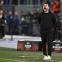 Roberto De Zerbi came unstuck in the Europa League at Roma