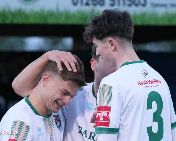 Action and celebrations from the Rocks' win at Concord Rangers