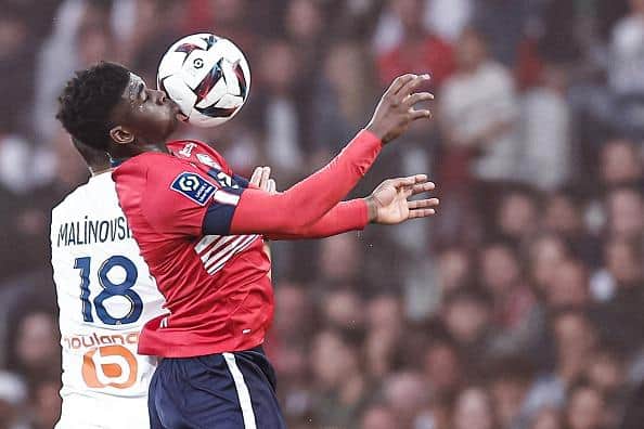 Lille's Cameroonian midfielder Carlos Baleba is currently finalising his move to Brighton