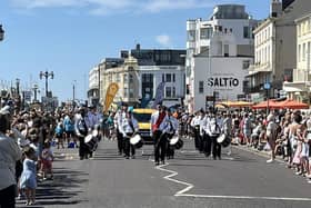 The Worthing Rotary Carnival procession in 2025