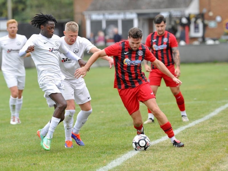 Wick v Eastbourne United in the SCFL premier