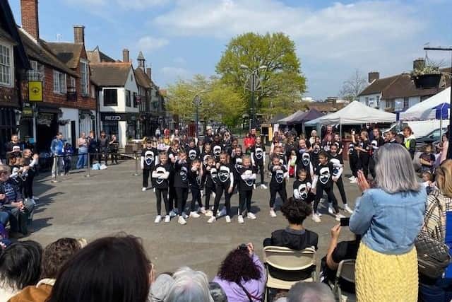 Crawley Borough Council celebrates St George’s Day in historic high street