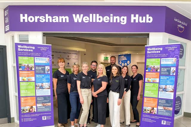 New Horsham Wellbeing Hub team (Credit: Horsham District Council)