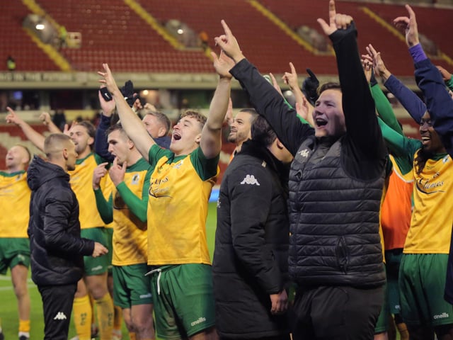The best of the action from the pitch and the stands from Horsham's 3-3 draw at Barnsley in the FA Cup first round