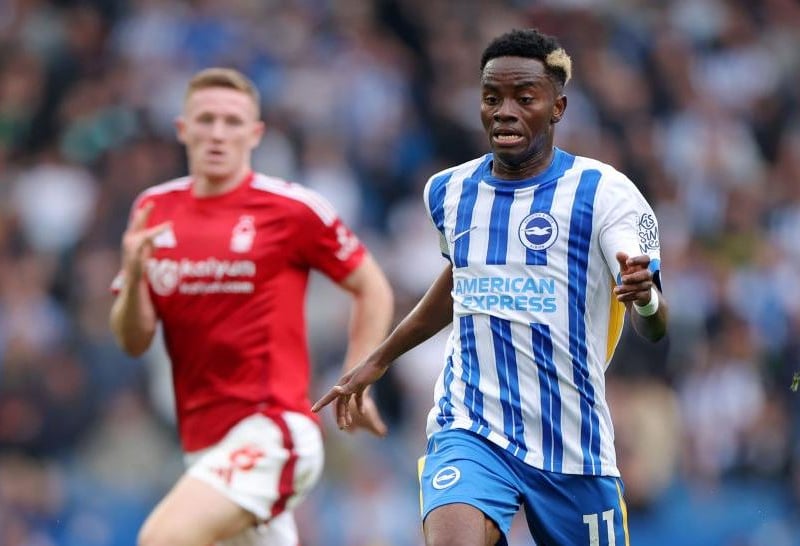 Started brightly in this one. In the first five minutes, he was troubling the Forest defence and won a corner for Albion. A lovely pass and move play for the Albion, Adingra put a dangerous ball across the face of goal many times, which weren't met with any takers. Came off in the 61st minute.