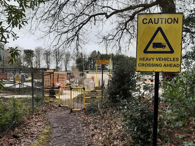 You will find you come to Sandgate Quarry works