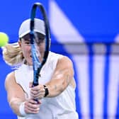 Brighton tennis star Sonay Kartal fell short of the biggest title of her career, as her remarkable comeback from injury ended in defeat in the Wuhan Open final. (Photo by WANG Zhao / AFP via Getty Images)