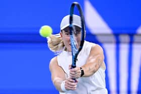 Brighton tennis star Sonay Kartal fell short of the biggest title of her career, as her remarkable comeback from injury ended in defeat in the Wuhan Open final. (Photo by WANG Zhao / AFP via Getty Images)