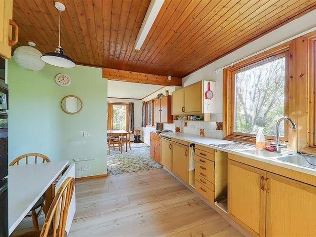 The kitchen / breakfast room leads through to the lounge / diner