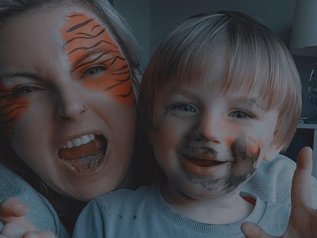 Georgie Rose as The Tiger Who Came to Tea with Max the Brave