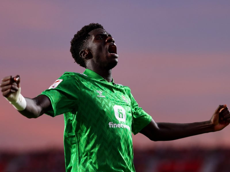 Originally a midfielder, Assane Diao has been converted into a winger at Real Betis. The 18-year-old, who was born in Senegal but is a youth international for Spain, marked his first two senior starts with a goal in each game. Real Madrid and Brentford reportedly hold an interest in the teenager.