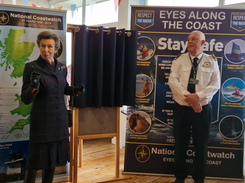 The Princess Royal tells everyone it was a pleasure to see them