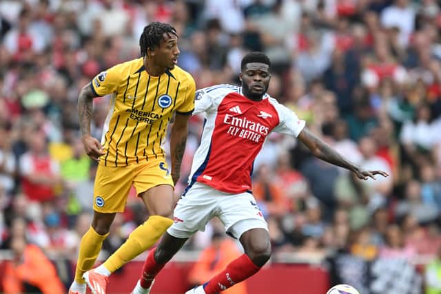 Joao Pedro of Brighton scored against Arsenal last August during a 1-1 draw at the Emirates Stadium