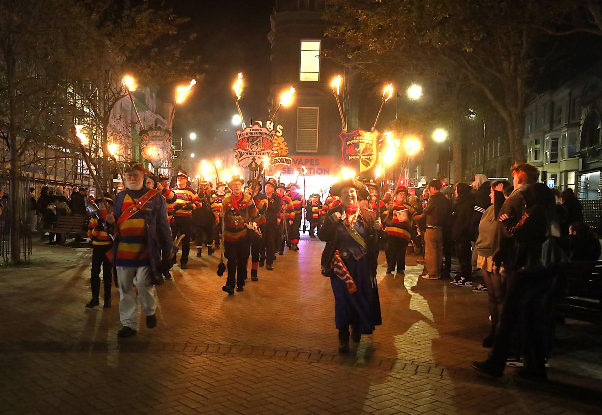 Hastings Bonfire 2026. Photos by Andrew Clifton