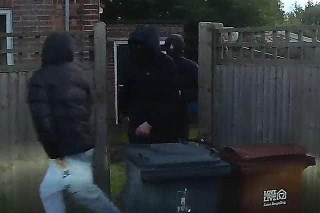 Sussex Police said they are investigating a report of a burglary in Crowborough and issued this image