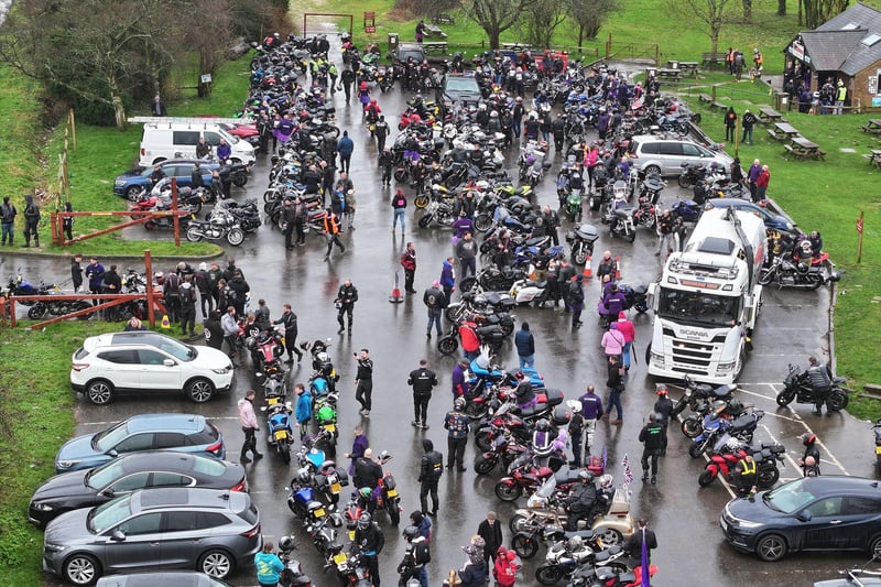 Hundreds of motorcyclists gather in ride to fundraise for Chichester girl’s lifesaving surgery