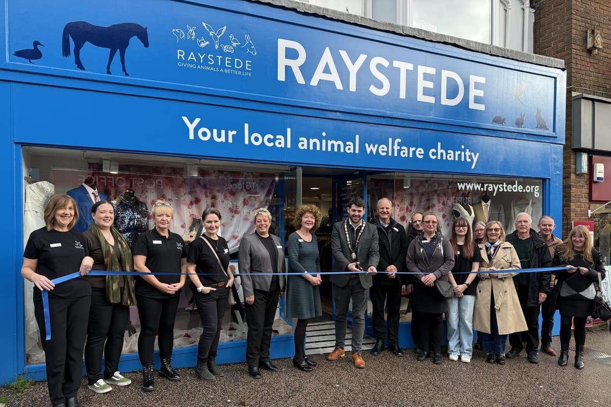 Raystede officially open their Haywards Heath charity shop
