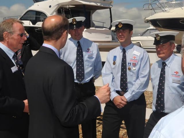 Eastbourne Looking Back: Earl and Countess of Wessex name the town's new lifeboat in 2012