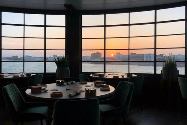 This 'exquisite culinary hotspot' has a capacity of just 25 diners with each table 'boasting the finest views on the south coast'. Photo: Tern / Perch on the Pier