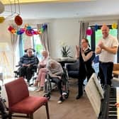 Goldbridge Care Home staff held a musical dementia afternoon tea event for residents