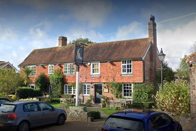 The Half Moon at Kirdford is owned by former model Jodie Kidd. It is rate four stars out five from 455 reviews. One reviewer said: "After an excellent pint of bitter at the bar accompanied by some very tasty tasty canapes (the lamb kofta was amazing)