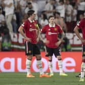 Erik ten Hag admitted Manchester United’s UEFA Europa League quarter-final performance in Sevilla was ‘unacceptable’ as their European campaign ended with a whimper. Picture by JORGE GUERRERO/AFP via Getty Images