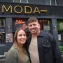 Katie and Richard Martin are celebrating a remarkable 20-year milestone as the proud owners of Moda on Queens Road, Hastings. Pic Justin L.