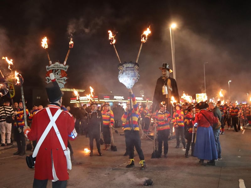 Hastings Bonfire 2023. Photo by Kevin Boorman.