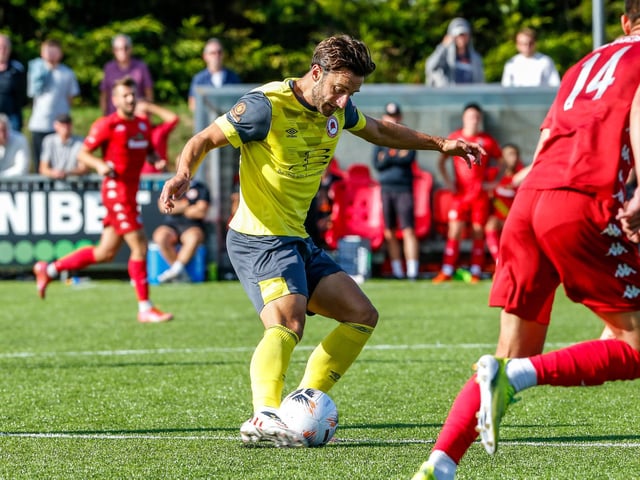 Action from Worthing v Eastbourne Borough