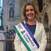 Dr Beccy Cooper at an event celebrating women MPs.
