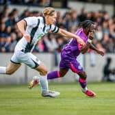 Salisbury and Eastbourne Borough vie for cup progress | Picture by Lydia Redman