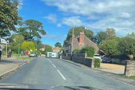 Overturned van in Ash Lane. Photo: Stephen Sacree